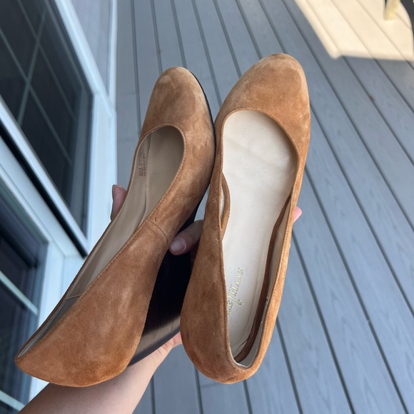 Suede wedge heels size 8 - Picture 6 of 7